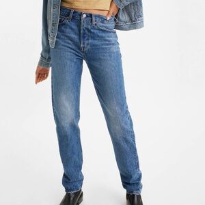 Levi 501 ‘81 high rise medium-dark wash jeans